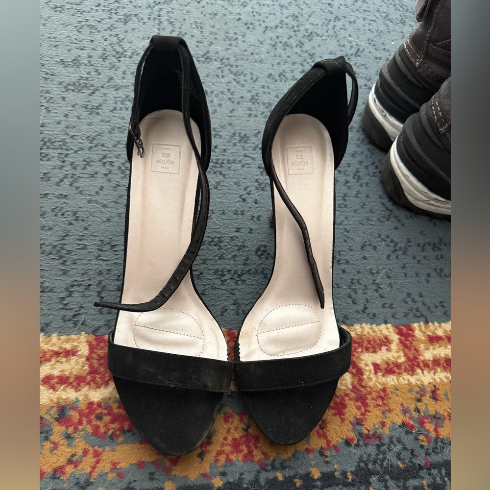 black heels